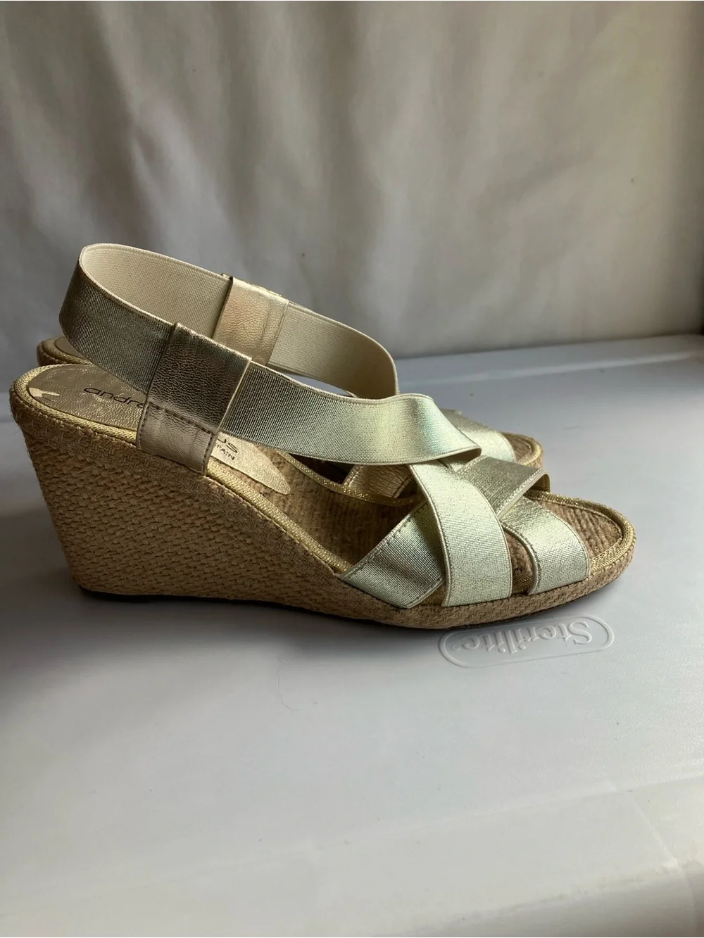 Andre Assous shimmery metallic